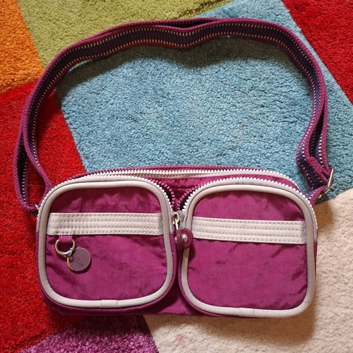 Plum kipling bag zipped - bag,, 3