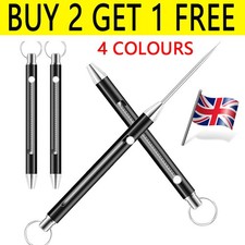 Retractable Titanium Toothpick Reusable Portable Keychain Metal Toothpick Travel