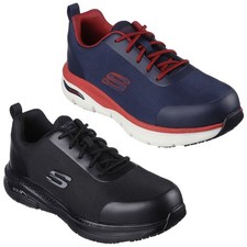 Skechers Mens Ringstap Arch Fit Safety Shoes S3 Slip-Resistant Steel Toe Work