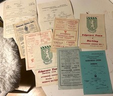 9 vintage 60s Dorking FC football programmes homes aways listed