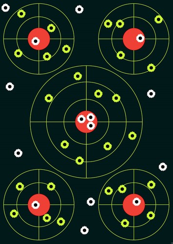 Splatter target shoot - splatter, rifle