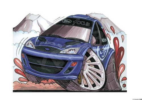 Ford focus rally - , koolart