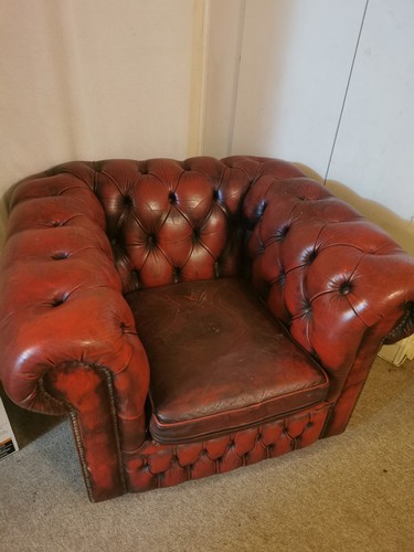 Chesterfield armchair oxblood - chesterfield, armchair,