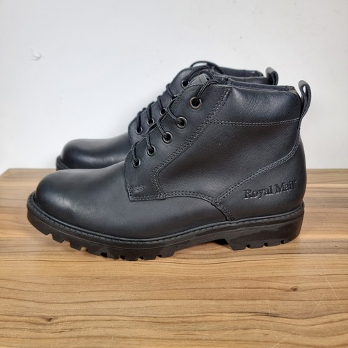 Royal mail boots black leather - royal,