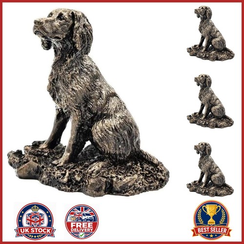 Handmade bronze spaniel - bronze,