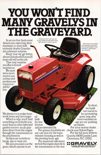Gravely 8183 vintage print - gravely, 8183-t