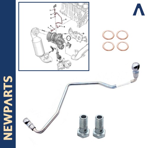 Newparts oil feed pipe turbo - newparts,