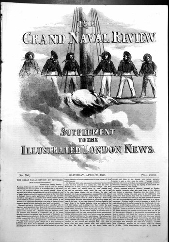 Antique old print grand naval - antique,