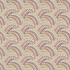 Belfield Home - Cavallo Embroidered Spice Fabric Material Remnant - 6.5m