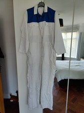 New Without Tags,  White Overalls. Size 42", 107cm