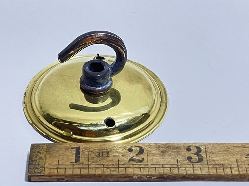 Original brass chandelier - original,