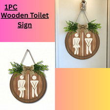 Toilet Bathroom Decor Wooden