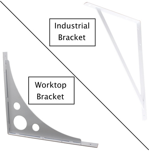 Strong shelf brackets white - shelf,