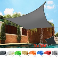 3m x 3m Sun Shade Sail Garden