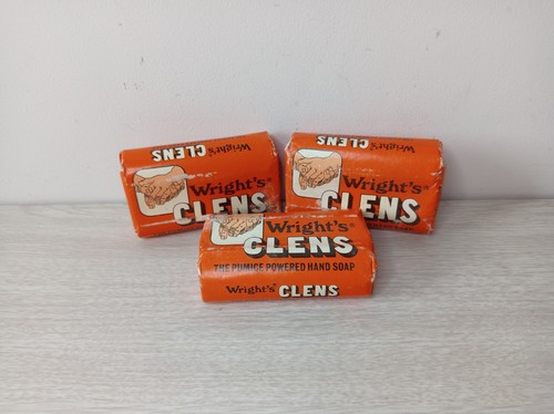 Vintage wrights clens soap - 3x,