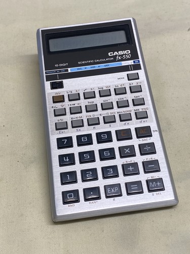 Casio fx 550 vintage - casio, fx-550