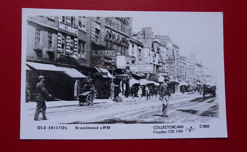 Postcard old bristol - 1, of
