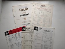 Allis-Chalmers Lucas Parts Catalogues 49/50, 56, 68,70,72