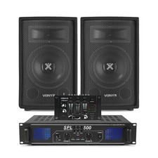 Vonyx 8" PA Speakers +