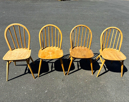 Ercol set wooden - 4, spindle