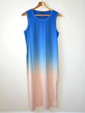 EX M &S BLUE+BLUSH OMBRE