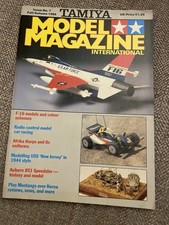 model magazine 1985-86 tamiya issue 7 fall/autumn F16  bigwig RC tank plane car
