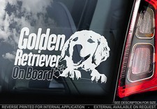 Golden Retriever - Car Window