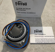 Ferroli 24 Hour Time Clock Mechanical Boiler Timer FM/1 STUH ZU0800510 BNIB