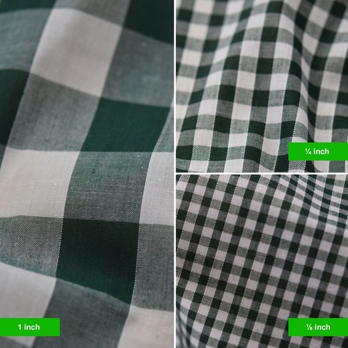Polycotton fabric gingham - polycotton,