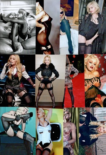 Madonna black stockings 12 - madonna,