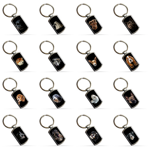 Dog keyring owner - dog,