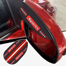 Sports Car Parts Rear View Mirror Rain Eyebrow Protector Guard Cover Accessories