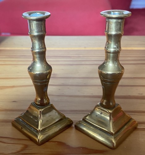 Pair vintage brass - of,