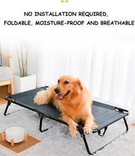 Portable Dog Bed Elevated Folding Pet Beds Washable Cooling Bed