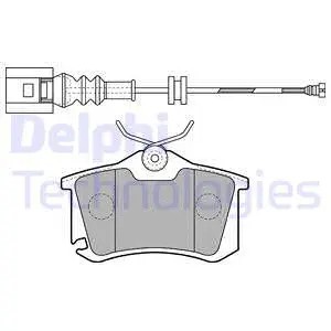 Rear brake pad set disc - set,