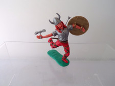 TIMPO RED RUNNING LEGS VIKING WOUNDED WITH ARROW RARE 1.32 SCALE FIGURE