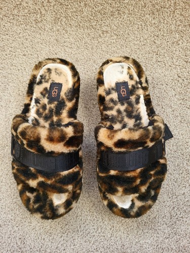 Ugg fluffita slide leopard - slide-,