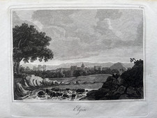 1807 Antique Print; Elgin