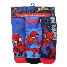 Spiderman Socks 3 Pack 3 Sizes