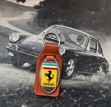 Genuine Ferrari Keychain Keyring Gray Paul Manhattan Birmingham 458 California