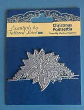 Tattered Lace Over The Edge Christmas Poinsettia Die Set Festive UK seller 1738