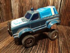VINTAGE TOY STUNT RIDERS PULL BACK & GO PICK UP TRUCK - RARE ADJUSTABLE HEIGHT