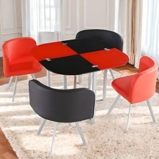 DINING TABLE AND 4 CHAIRS