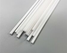 4mm Plastic Acetal Rod Bar White Round  - 50, 100, 150, 200, 300 & 600mm Long