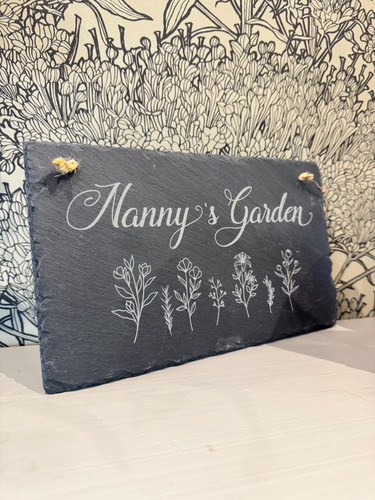 Nanny garden slate - garden,