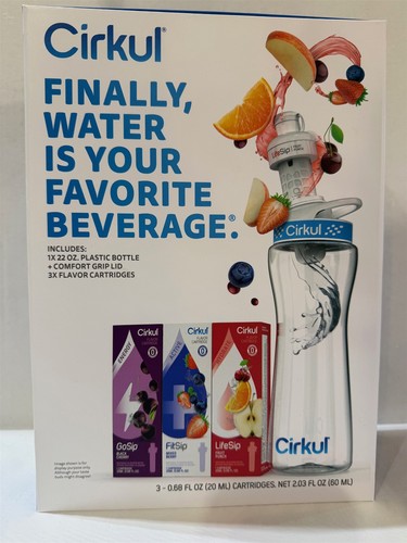 New cirkul plastic water - new, 22