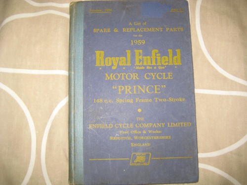 Royal enfield prince spare - enfield,