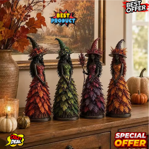 Enchanted autumn witch - autumn,