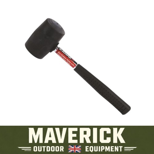8oz rubber mallet steel - rubber, shaft