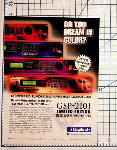 1995 digitech gsp 2101 limited - 1995,